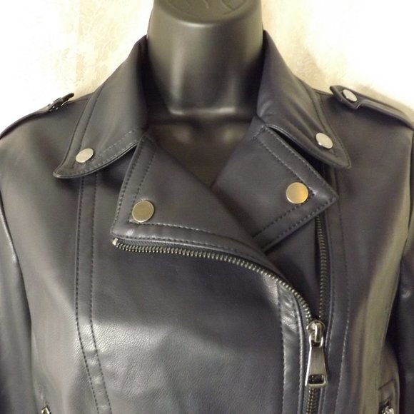 Express Faux Leather Jacket- Women's Small - Picture 2 of 10